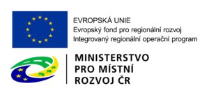 Logo Ministerstva Pro Místní Rozvoj ČR a logo EU